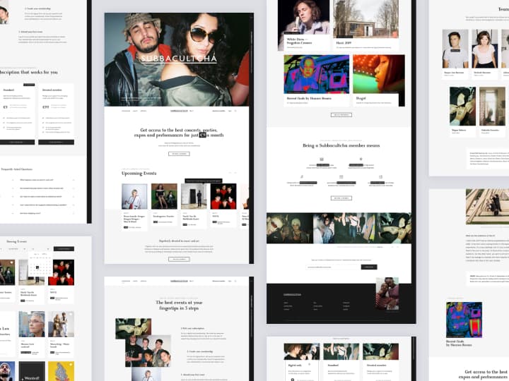 Subbacultcha Marketing Website